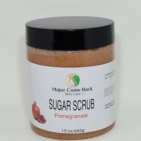 Sugar Scrub Pomegranate scent Exfoliation Body Scrub