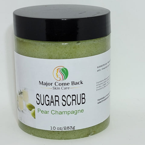 Sugar Scrub Pear Champagne scented Exfoliation Body Scrub